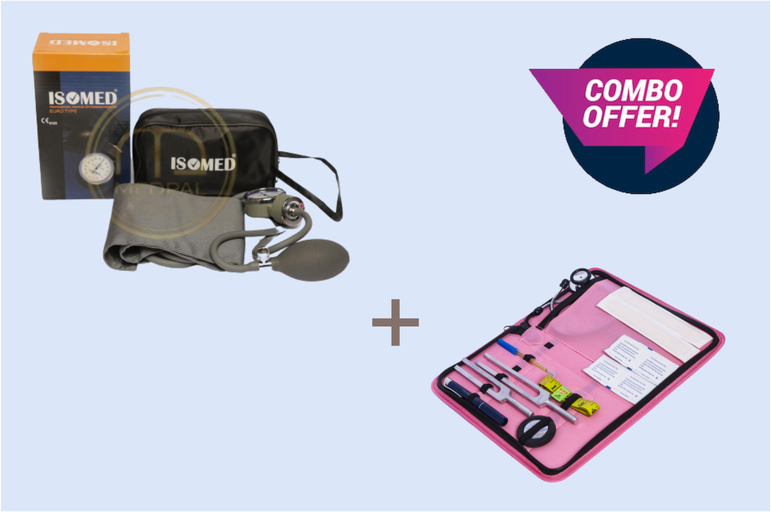 Medical Examination Kit + BP Set Isomed Combo Pack MedPalPk